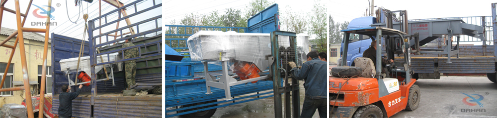 不銹鋼直線振動篩粉機發(fā)貨